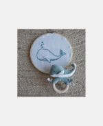 Jucărie zornăitoare cu inel din lemn Colecția Ocean Mint Little Dutch - imagine 3
