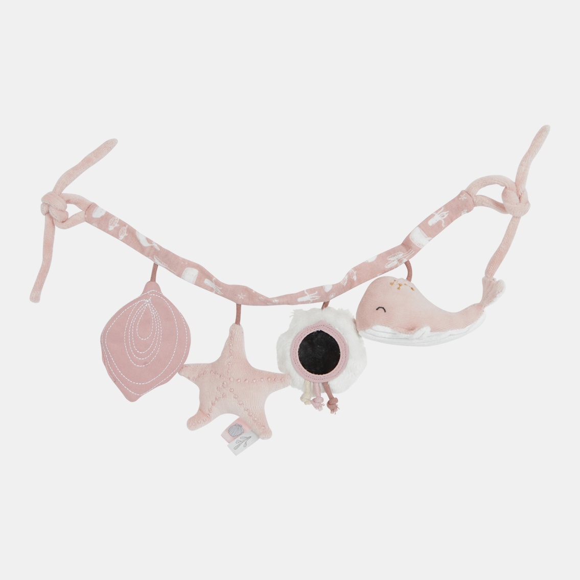 LD4830-Stroller-Toy-Chain-Product-4.png Jucărie pentru cărucior Ocean Pink Little Dutch - imagine 1
