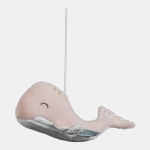 Carusel muzical din lemn alb Ocean Pink Little Dutch - imagine 4