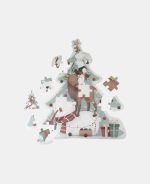 Colecția de Crăciun Puzzle Jigsaw XL din carton FSC Little Dutch - imagine 2