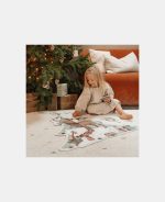 Colecția de Crăciun Puzzle Jigsaw XL din carton FSC Little Dutch - imagine 3