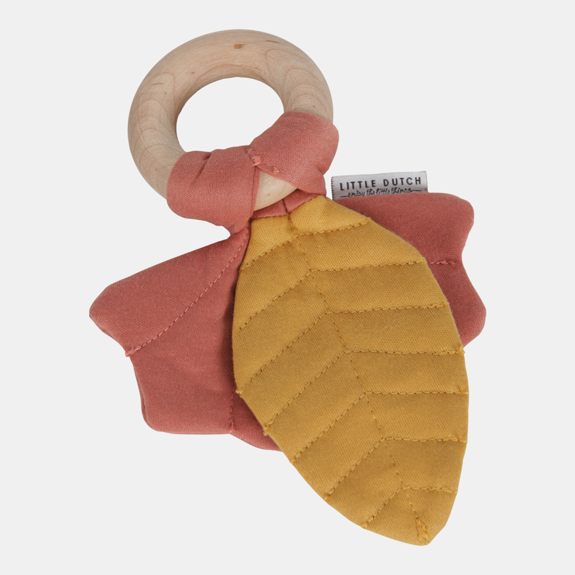 LD4903-Crinkle-Toy-Leaves-Product-4.png Jucărie foșnitoare frunză roz/ocru colecția Pure&Nature Little Dutch - imagine 1