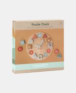Puzzle 3D din lemn cu ceas - Little Dutch - imagine 6