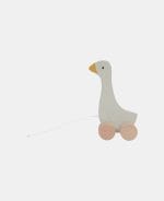 Jucărie din lemn FSC cu roți și șnur pentru tras Little Goose Little Dutch - imagine 2
