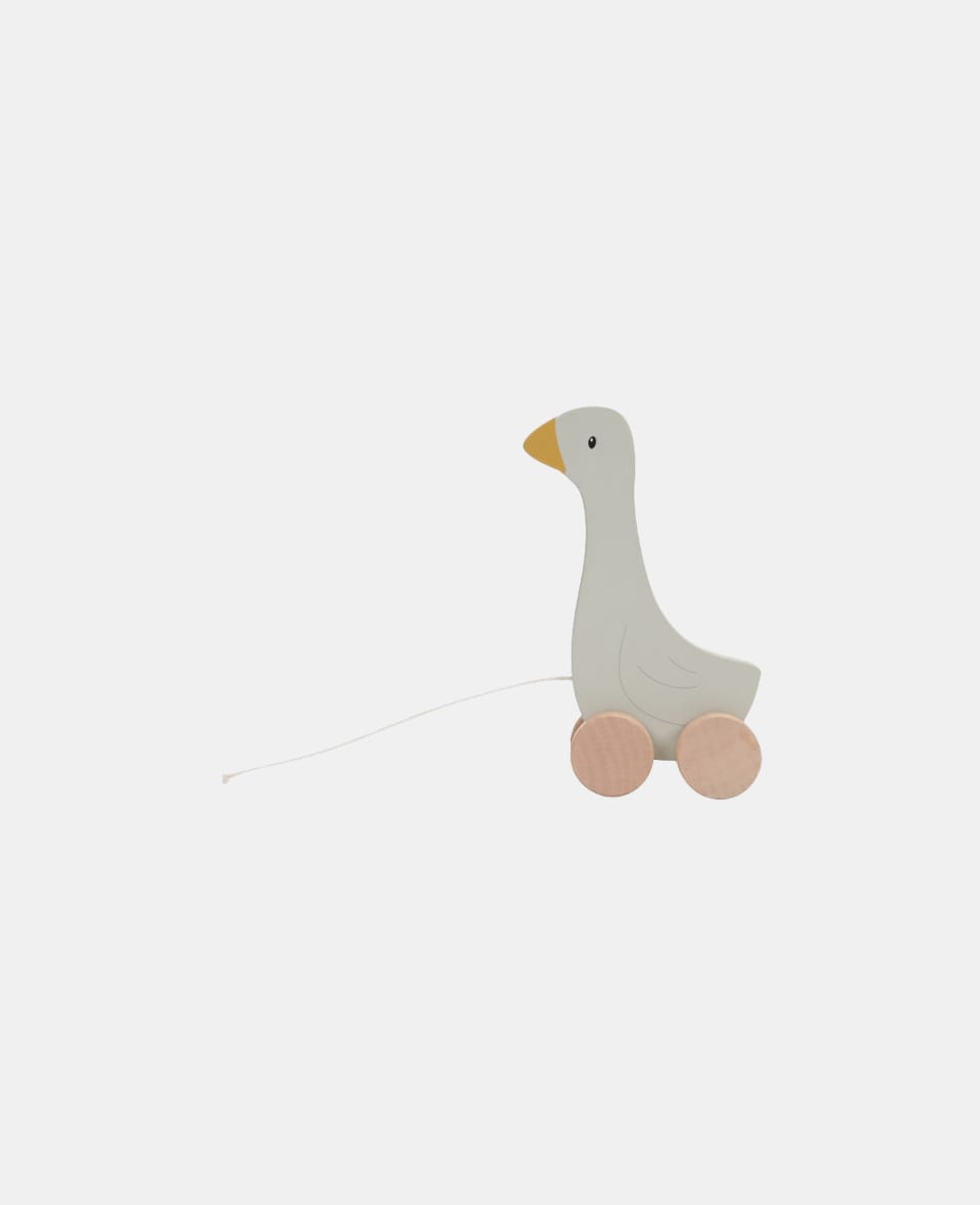 LD7071.jpg Jucărie din lemn FSC cu roți și șnur pentru tras Little Goose Little Dutch - imagine 1