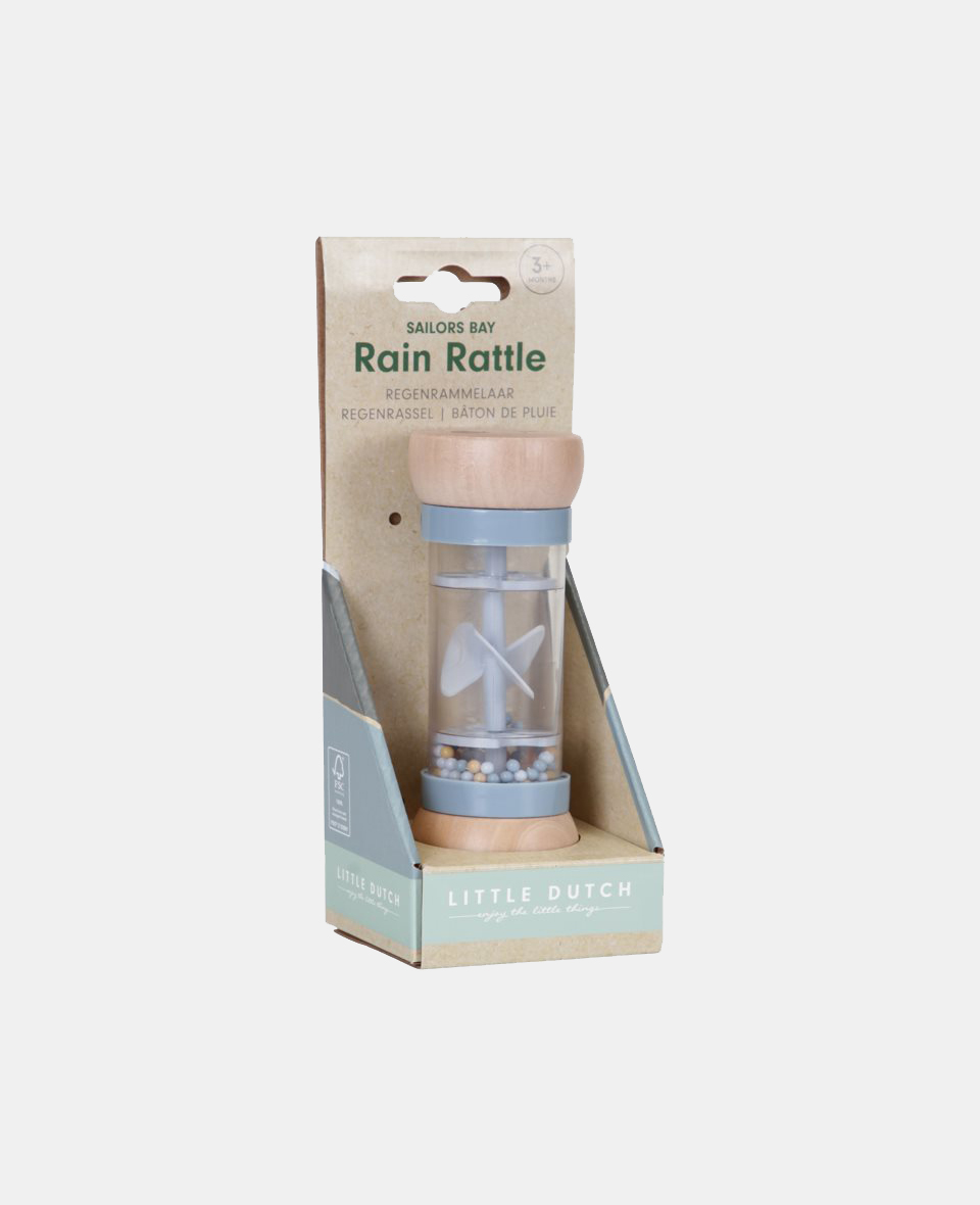 LD7077.jpg Jucarie zornaitoare din lemn pentru bebelusi - Rainbow - Sailors Bay - Little Dutch - imagine 1
