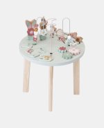 Masuta din lemn FSC cu activitati - Flowers & Butterflies - Little Dutch - imagine 2