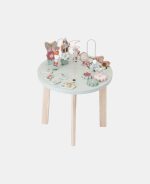 Masuta din lemn FSC cu activitati - Flowers & Butterflies - Little Dutch