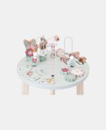 Masuta din lemn FSC cu activitati - Flowers & Butterflies - Little Dutch - imagine 3