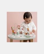 Masuta din lemn FSC cu activitati - Flowers & Butterflies - Little Dutch - imagine 4