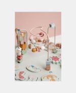 Masuta din lemn FSC cu activitati - Flowers & Butterflies - Little Dutch - imagine 5