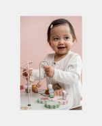 Masuta din lemn FSC cu activitati - Flowers & Butterflies - Little Dutch - imagine 8