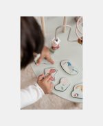 Masuta din lemn FSC cu activitati - Flowers & Butterflies - Little Dutch - imagine 9