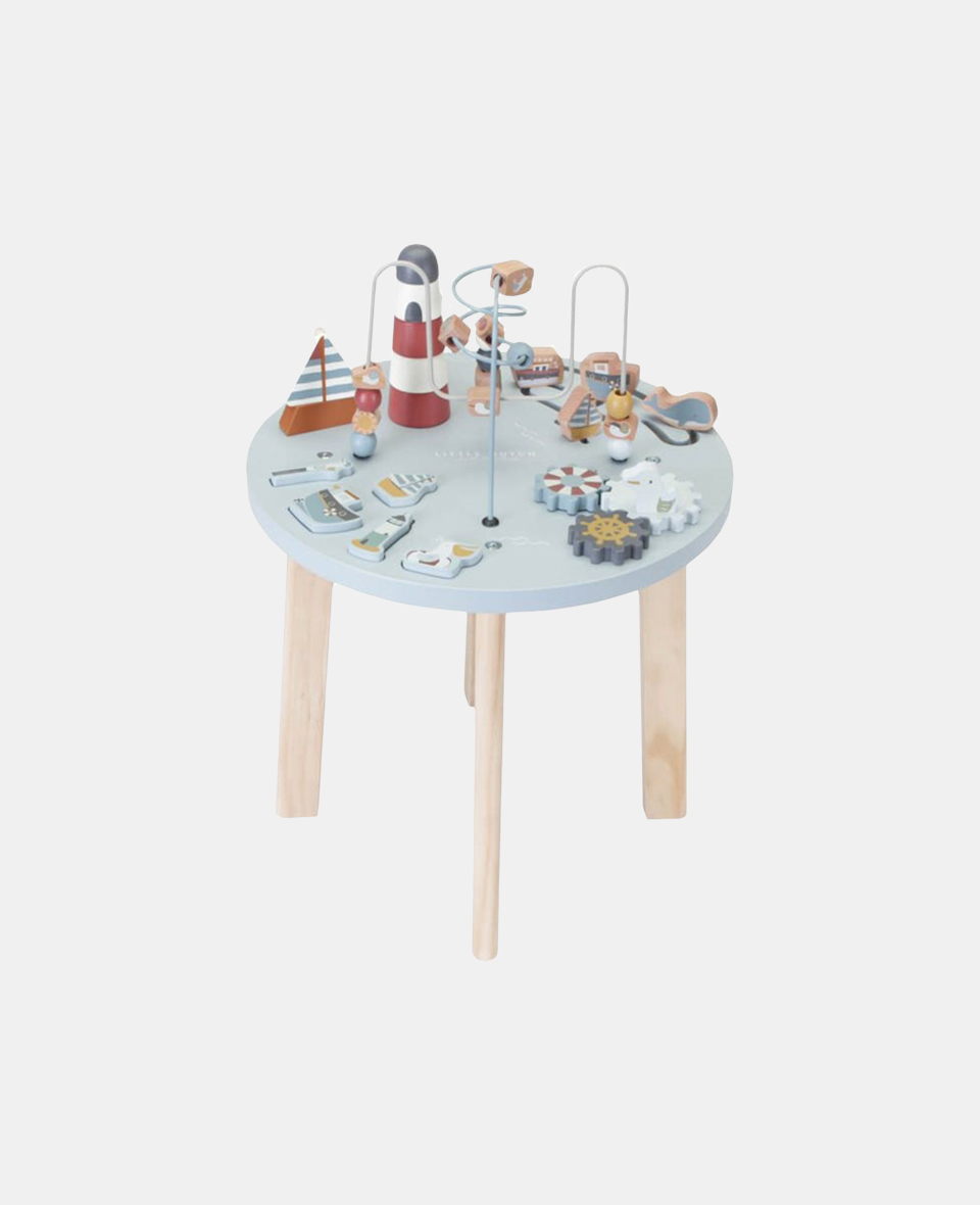 LD7094.jpg Masuta din lemn FSC cu activitati - Sailors Bay - Little Dutch - imagine 1