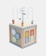 Jucarie din lemn FSC - Cub cu Activitati - Ocean - Little Dutch - imagine 2