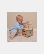 Jucărie din lemn FSC - Cub cu Activități - Forest Friends - Little Dutch - imagine 4