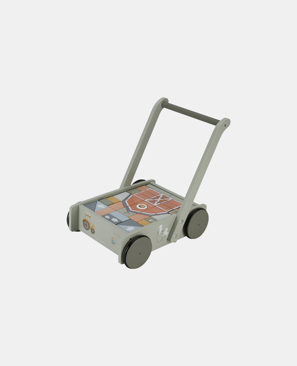 LD7143.jpg Antemergător/Premergător din lemn FSC cu spațiu de depozitare și blocuri din lemn - Colecția Little Farm - Little Dutch - imagine 1