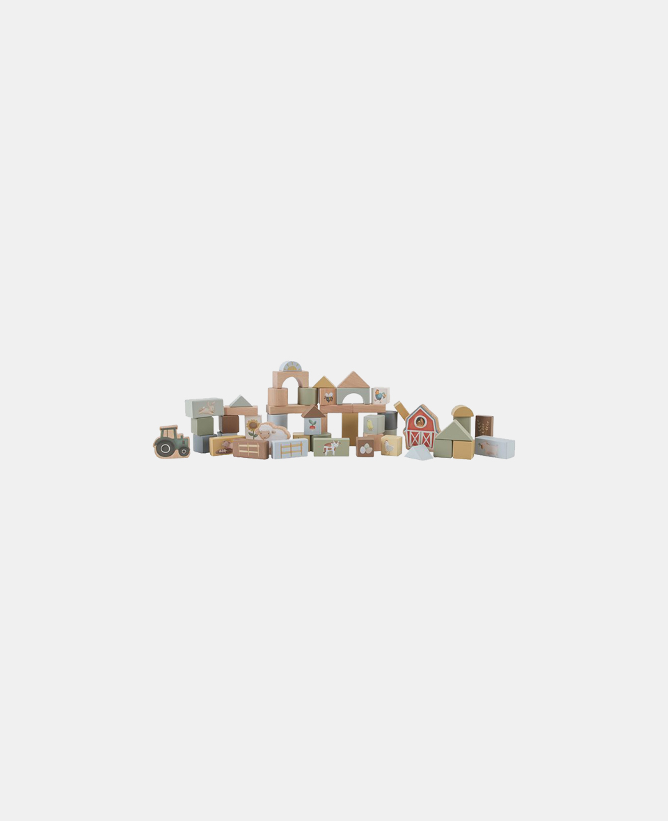 LD7145.jpg Cuburi de construcție din lemn FSC - Little Farm - Little Dutch - imagine 1
