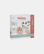 Puzzle 6 în 1 din carton FSC - Little Farm - Little Dutch