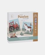 Puzzle 4 în 1 din carton FSC - Little Farm - Little Dutch - imagine 2