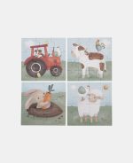 Puzzle 4 în 1 din carton FSC - Little Farm - Little Dutch - imagine 6