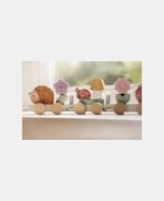Trenuleț din lemn FSC pentru stivuire- Arici- Fairy Garden- Little Dutch - imagine 4