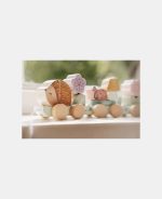 Trenuleț din lemn FSC pentru stivuire- Arici- Fairy Garden- Little Dutch - imagine 5