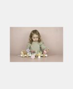 Trenuleț din lemn FSC pentru stivuire- Arici- Fairy Garden- Little Dutch - imagine 6