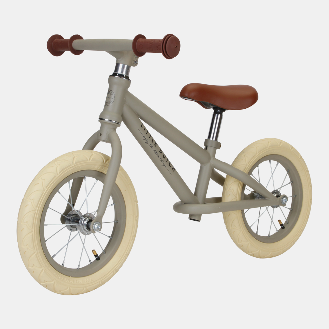 LD8002-Balance-Bike-Olive_1.png Bicicleta de echilibru Little Dutch mat olive - imagine 1
