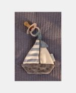 Suport pentru suzeta - barcuta - colectia Sailors Bay - Little Dutch - imagine 4