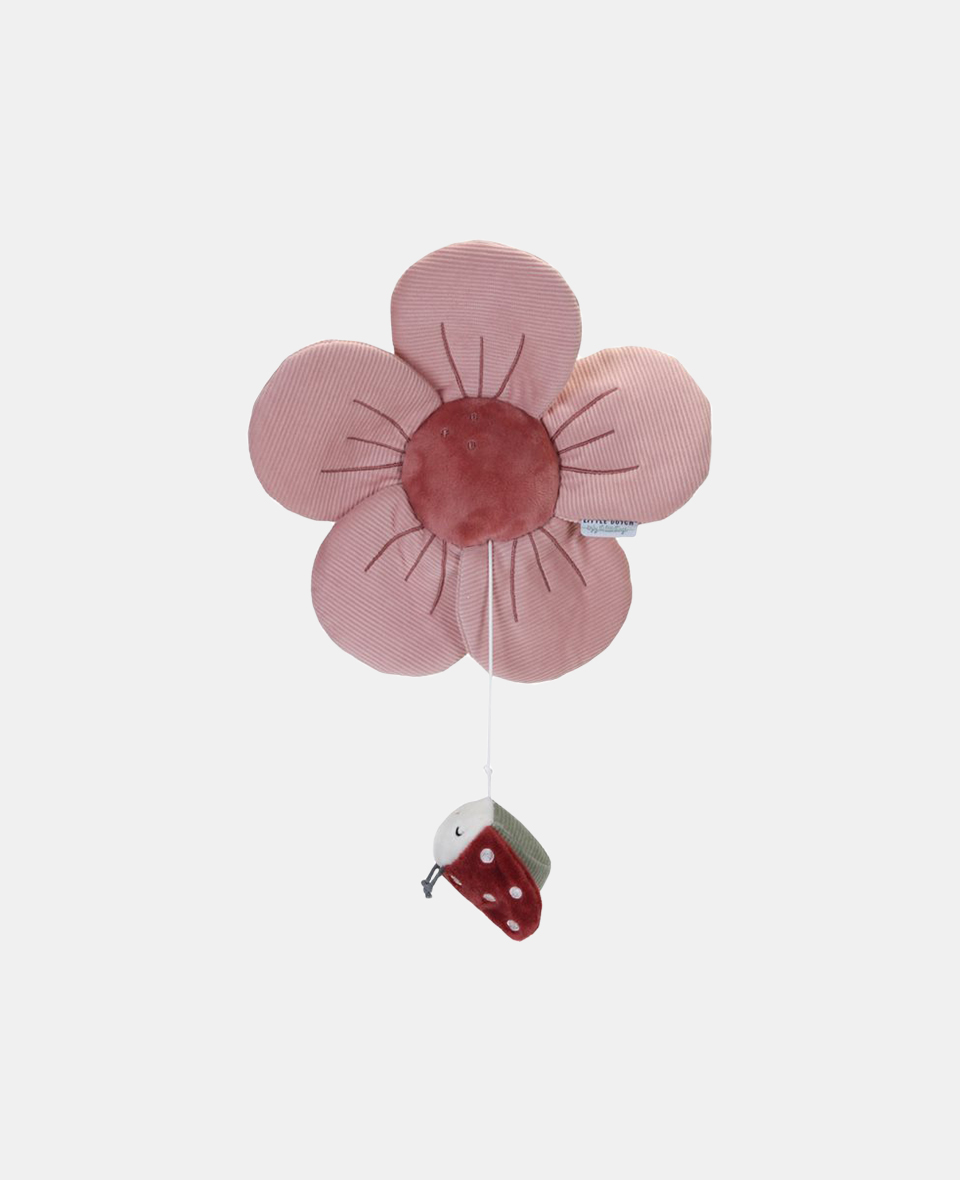 LD8706.jpg Jucarie muzicala din plus - Floare - Colectia Flowers & Butterflies - Little Dutch - imagine 1