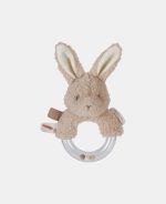 Jucărie din pluș cu inel cu mărgele - Iepuraș - Baby Bunny - Little Dutch