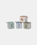 Set de 4 cuburi senzoriale pentru bebeluși- Forest Friends- Little Dutch - imagine 3