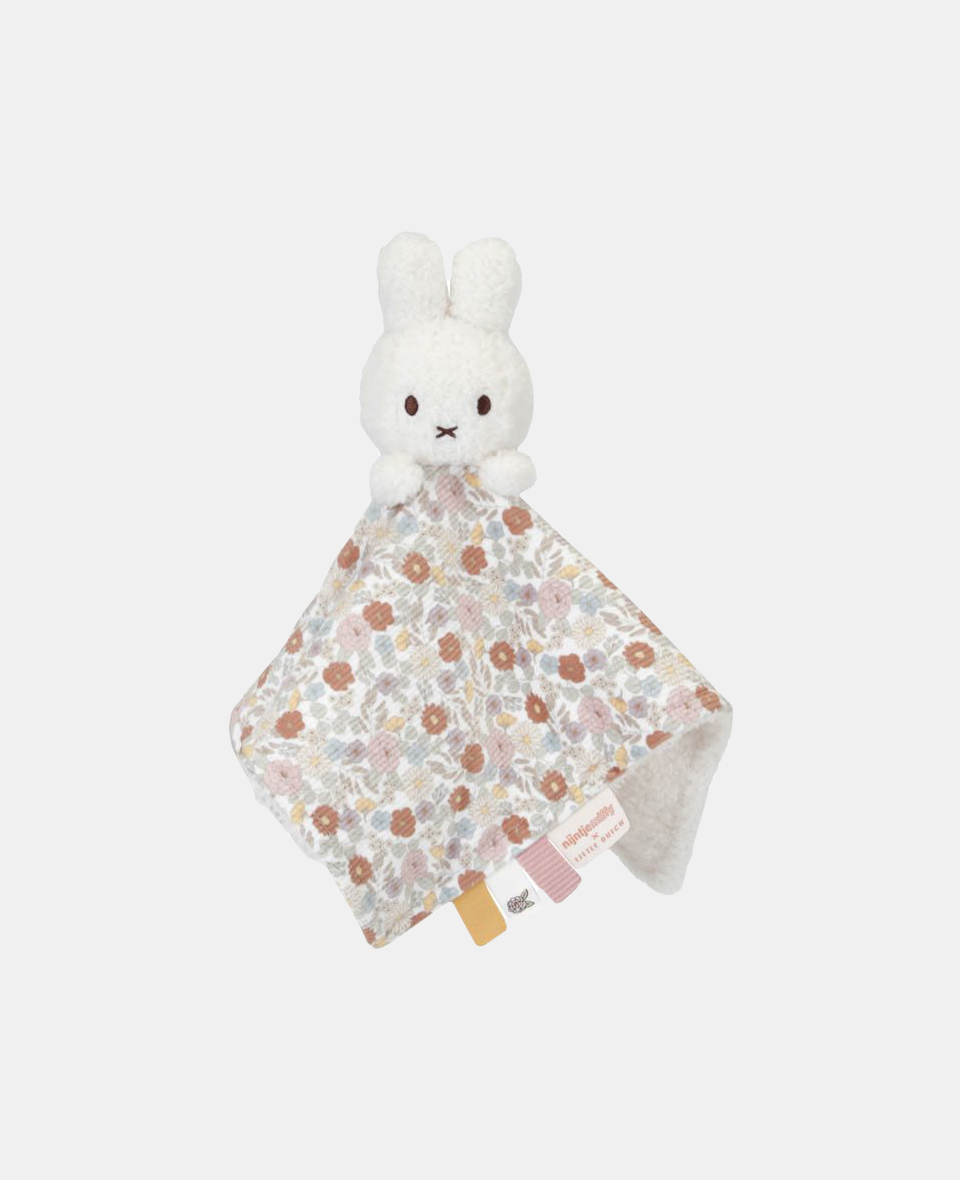 NIJN752.jpg Jucarie paturica pentru bebelusi - Miffy Vintage Little Flowers - Little Dutch - imagine 1