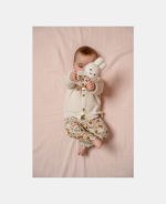 Jucarie zornaitoare din plus cu inel - Miffy Vintage Little Flowers - Little Dutch - imagine 5