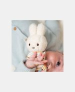 Jucarie zornaitoare din plus cu inel - Miffy Vintage Sunny Stripes - Little Dutch - imagine 3