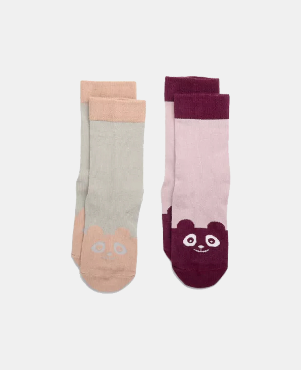 NU210-FALCON.jpg Frida socks 2-pack - Falcon/Yellow - Nuuroo - imagine 1