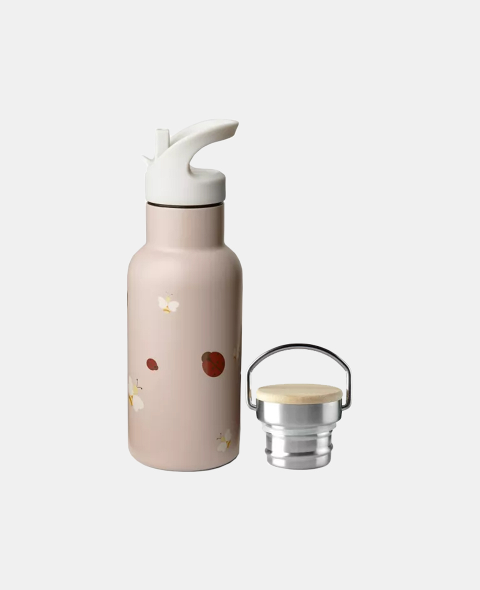 NU307-SAND.jpg Sticla termos din otel inoxidabil Bertil - 350 ml - Flower Bee - Sand - Nuuroo - imagine 1