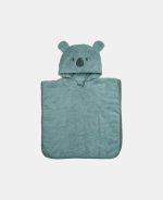Nuuroo Adelin Poncho cu glugă din bumbac organic Lead