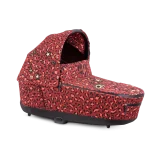 Landou PRIAM Lux Rosenrot Red | dark red +Cadru Carucior pentru Copii Priam Chrome Brown Cybex Platinum - imagine 4