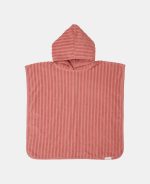Poncho pentru plaja din bumbac - Pink Blush - Little Dutch - imagine 2