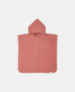 Poncho pentru plaja din bumbac - Pink Blush - Little Dutch
