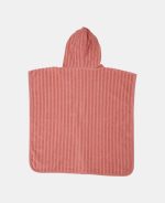Poncho pentru plaja din bumbac - Pink Blush - Little Dutch - imagine 3