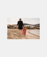 Poncho pentru plaja din bumbac - Pink Blush - Little Dutch - imagine 6