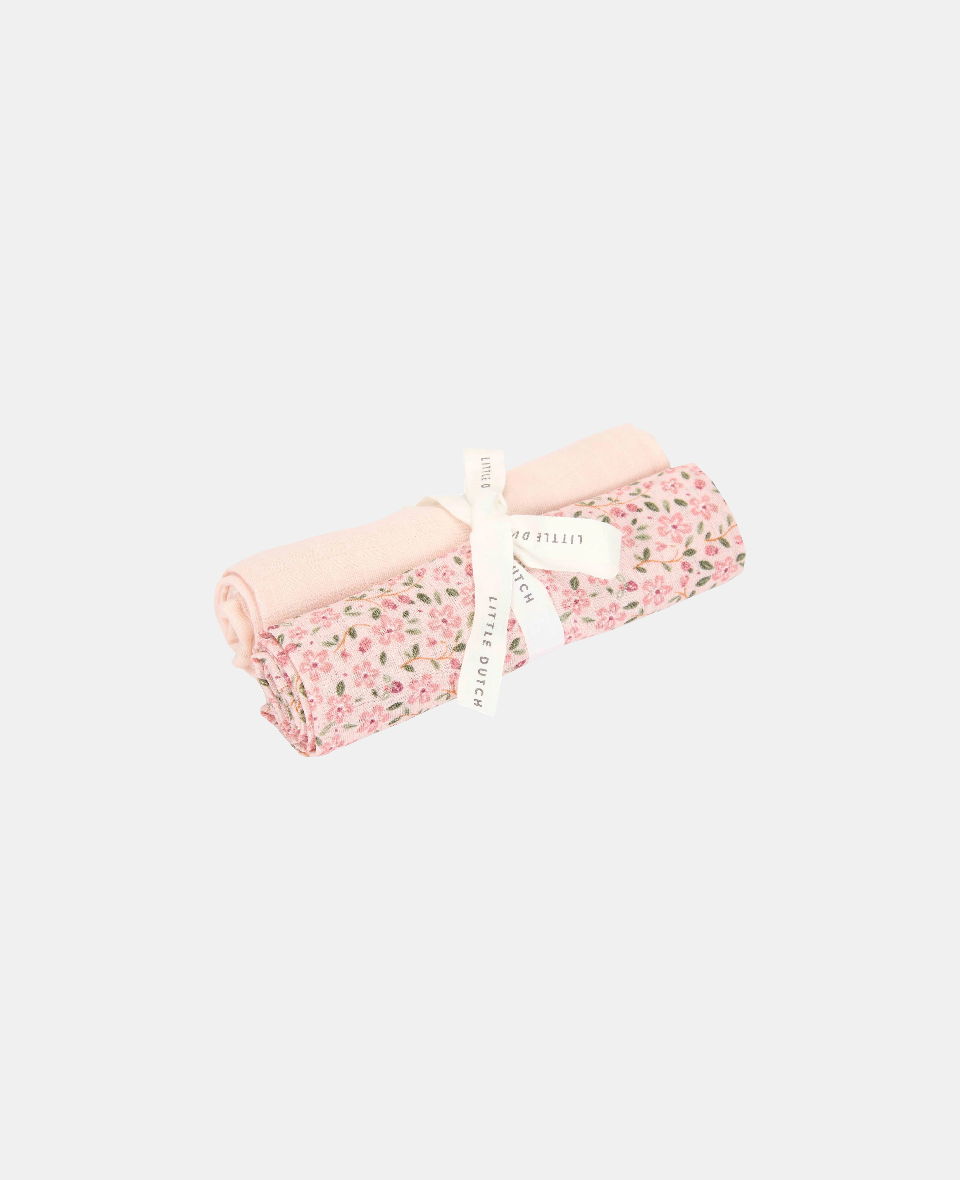 TE51854031.jpg Muselină din bumbac - Set 2 bucăți - Fairy Floral / Blossom - Little Dutch - imagine 1