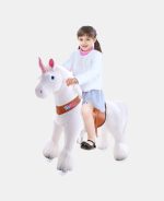 Ponei unicorn ride-on cu mecanism de mișcare și sunete -  3-5 ani - imagine 5