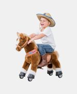 Căluț Brown Ride-On cu mecanism de mișcare și sunete -  3-5 ani - imagine 6
