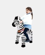 Zebra Ride-On cu mecanism de mișcare - 4-8 ani - imagine 5