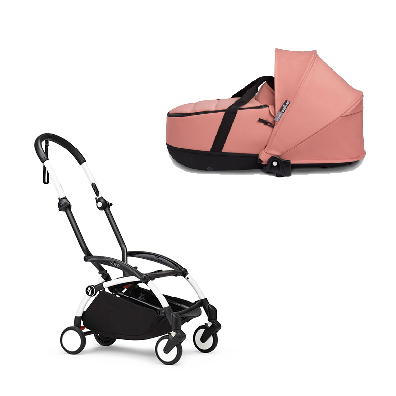 WF-landou-ginger.jpg Stokke YOYO3 cadru alb și landou pentru căruciorul Babyzen YOYO² Ginger - imagine 1