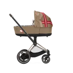 Carucior 3 in 1 Landou Priam Lux pentru căruciorul Priam Design Collaborations One Love | multicolor + Cadru Carucior pentru Copii Priam Matt Black + Scoica Auto CLOUD T I-SIZE One Love | multicolor + Parte Sport Carucior Priam Design Collaborations One Love Cybex Fashion - imagine 5